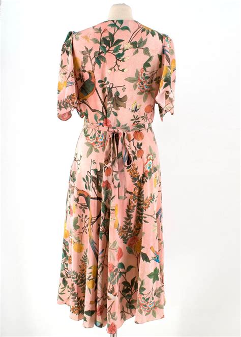 gucci green and pink dress|gucci pink dress floral print.